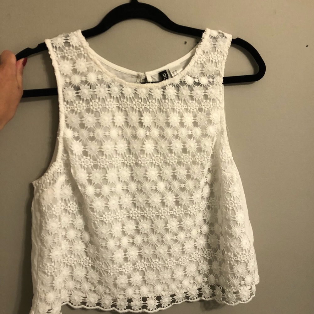 White tank top
